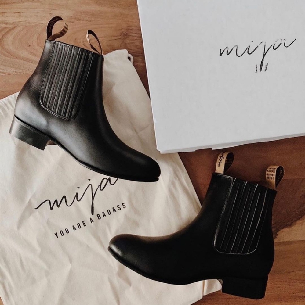Mijas Genuine Leather Ankle Boots